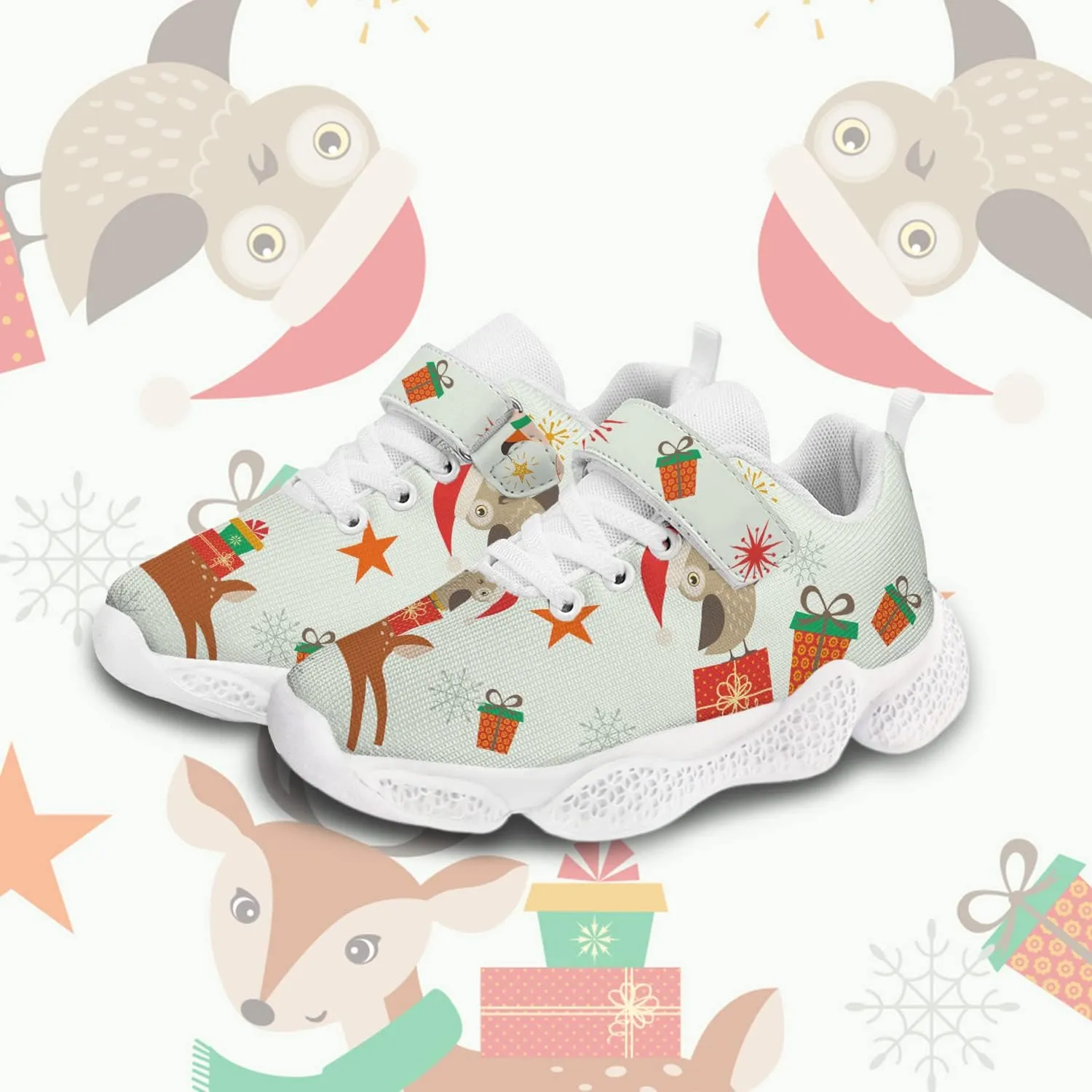 Sneakers for Boys Girls Kids Cartoon Animals Painted Running Shoes Children Outdoor Tennis Shoes