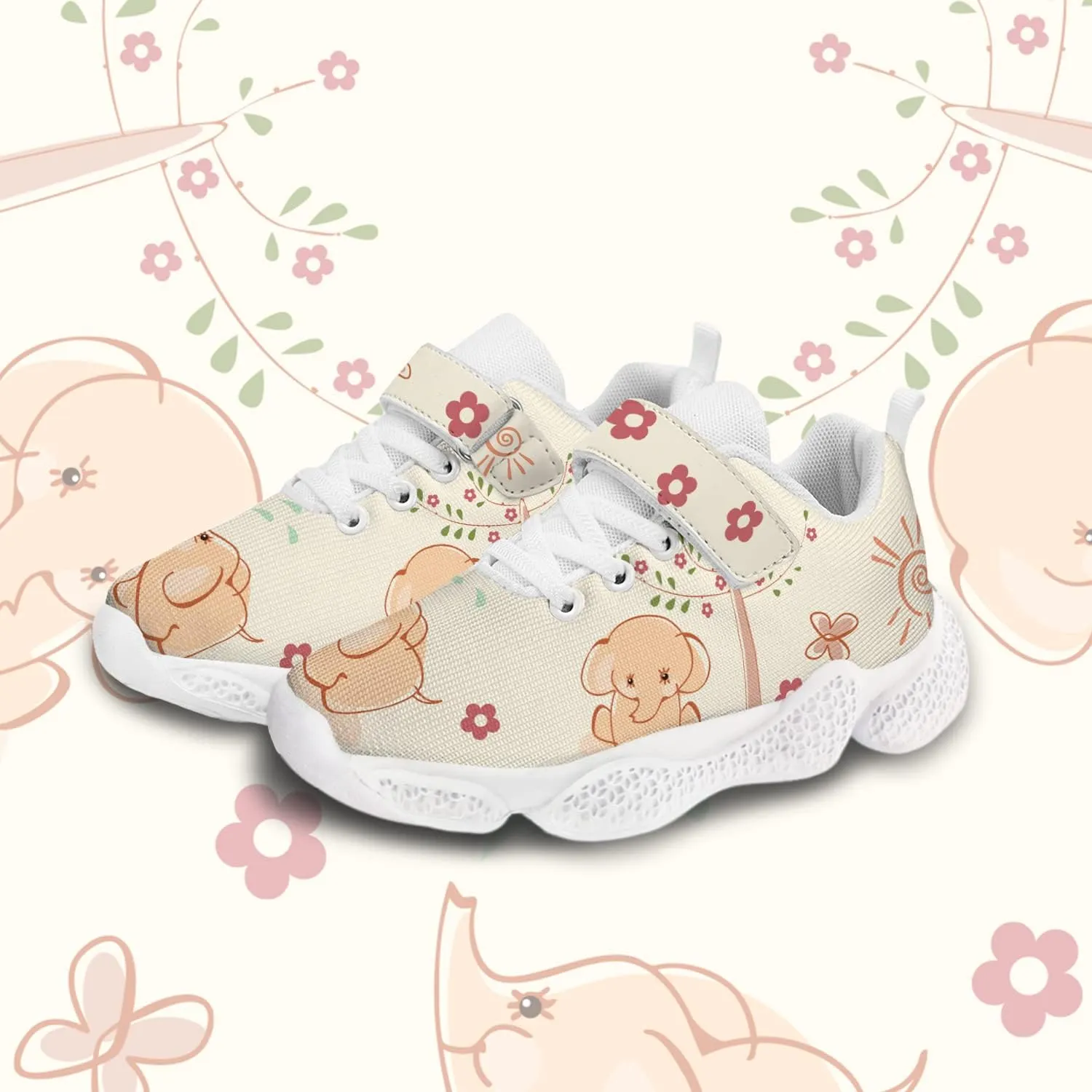 Sneakers for Boys Girls Kids Cartoon Animals Painted Running Shoes Children Outdoor Tennis Shoes