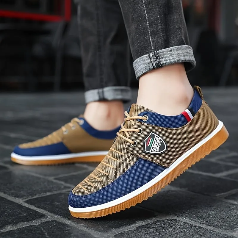 Sneakers for Men Non Slip Skate Shoes Breathable Casual Shoe Men's Fashion Walking Sneaker for Outdoor Activities