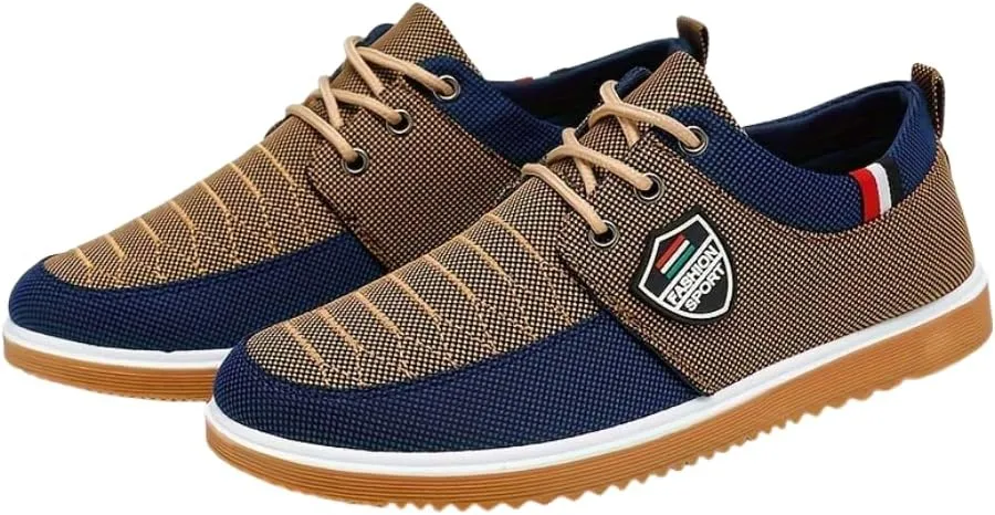 Sneakers for Men Non Slip Skate Shoes Breathable Casual Shoe Men's Fashion Walking Sneaker for Outdoor Activities