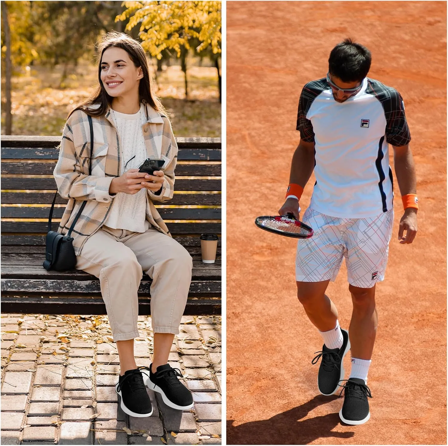 Sneakers for Women Men, Walking Shoes Tree Women’s Runner Sneakers with Arch Support, Comfortable Lightweight Walking Sneakers, Non Slip Athletic Tennis Running Shoes for Gym Workout Yoga Walking