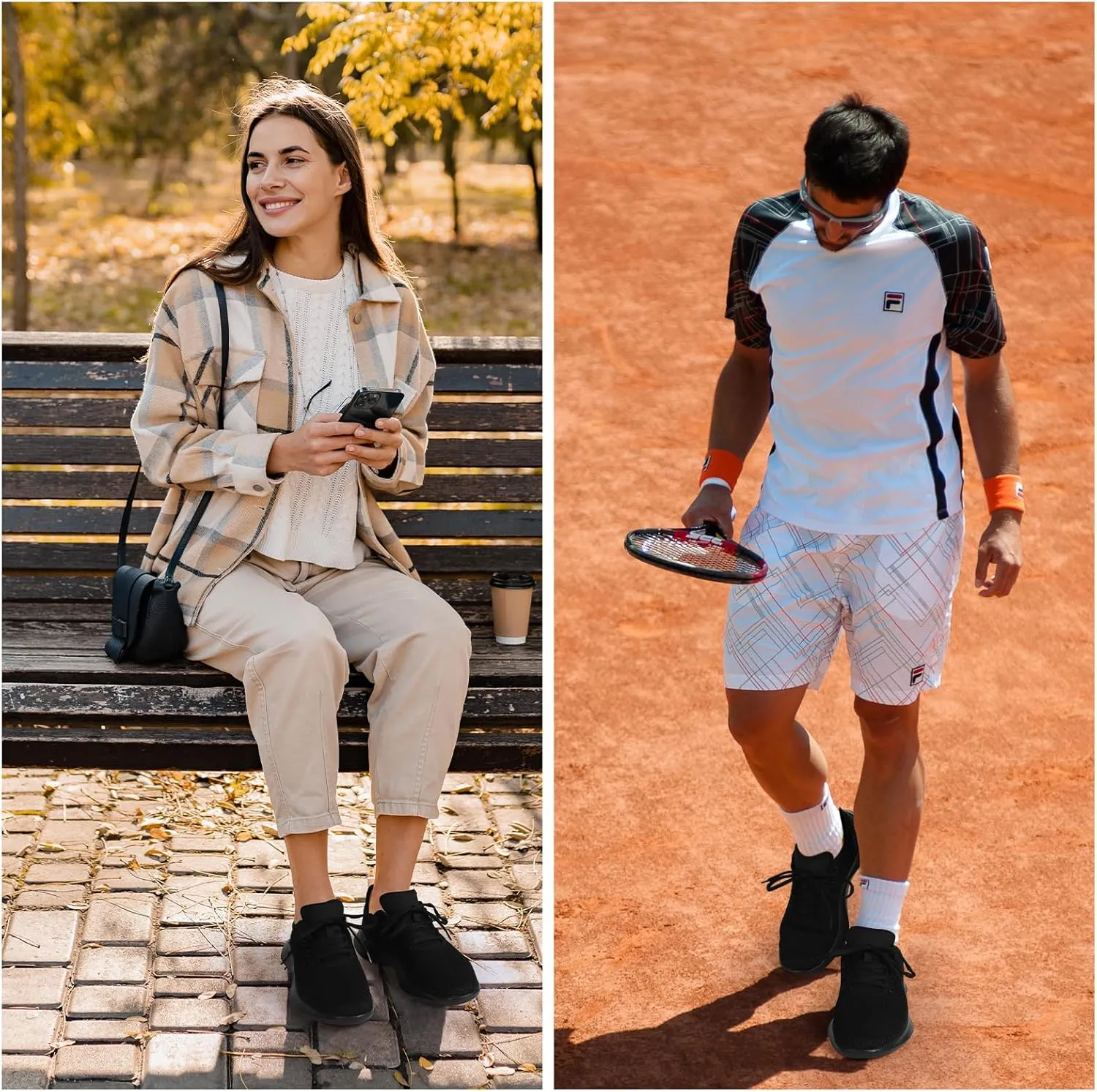 Sneakers for Women Men, Walking Shoes Tree Women’s Runner Sneakers with Arch Support, Comfortable Lightweight Walking Sneakers, Non Slip Athletic Tennis Running Shoes for Gym Workout Yoga Walking