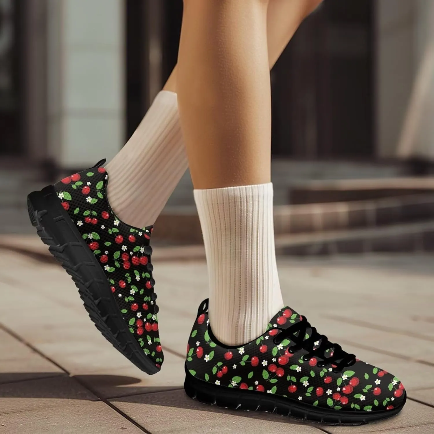 Sneakers Walking Lace-Up Comfortable Sneakers Workout Sport Work Casual Tennis Shoes