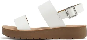 Soda REMUS-S Shoes Women Sandals Ankle Strap Buckled Flatform Wedge Flat Heel