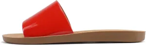 Soda Shoes Efron-S Women Flip Flops Basic Plain Slippers Slip On Sandals Slides Casual Peep Toe Beach