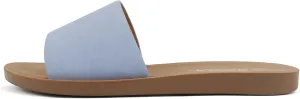Soda Shoes Efron-S Women Flip Flops Basic Plain Slippers Slip On Sandals Slides Casual Peep Toe Beach