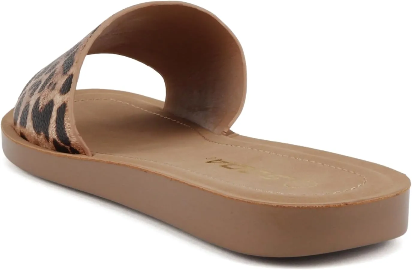 Soda Shoes Efron-S Women Flip Flops Basic Plain Slippers Slip On Sandals Slides Casual Peep Toe Beach