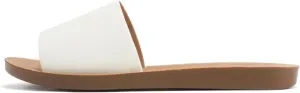 Soda Shoes Efron-S Women Flip Flops Basic Plain Slippers Slip On Sandals Slides Casual Peep Toe Beach