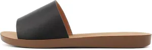 Soda Shoes Efron-S Women Flip Flops Basic Plain Slippers Slip On Sandals Slides Casual Peep Toe Beach