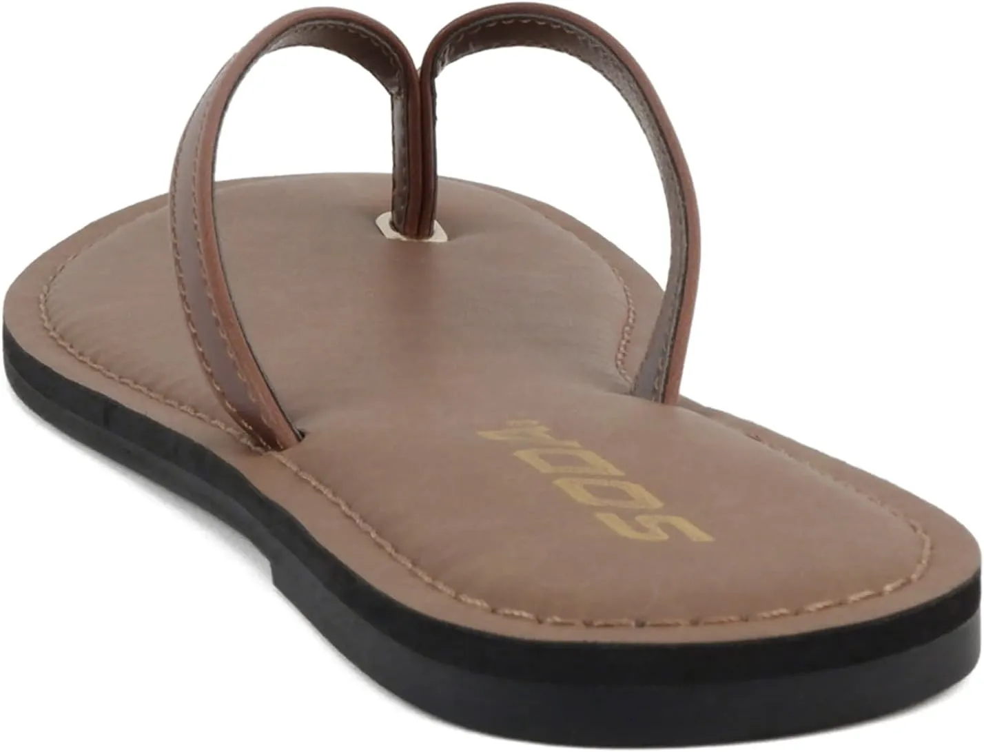 Soda Shoes Women Flip Flops Basic Plain Sandals Strap Casual Beach Thongs FELER