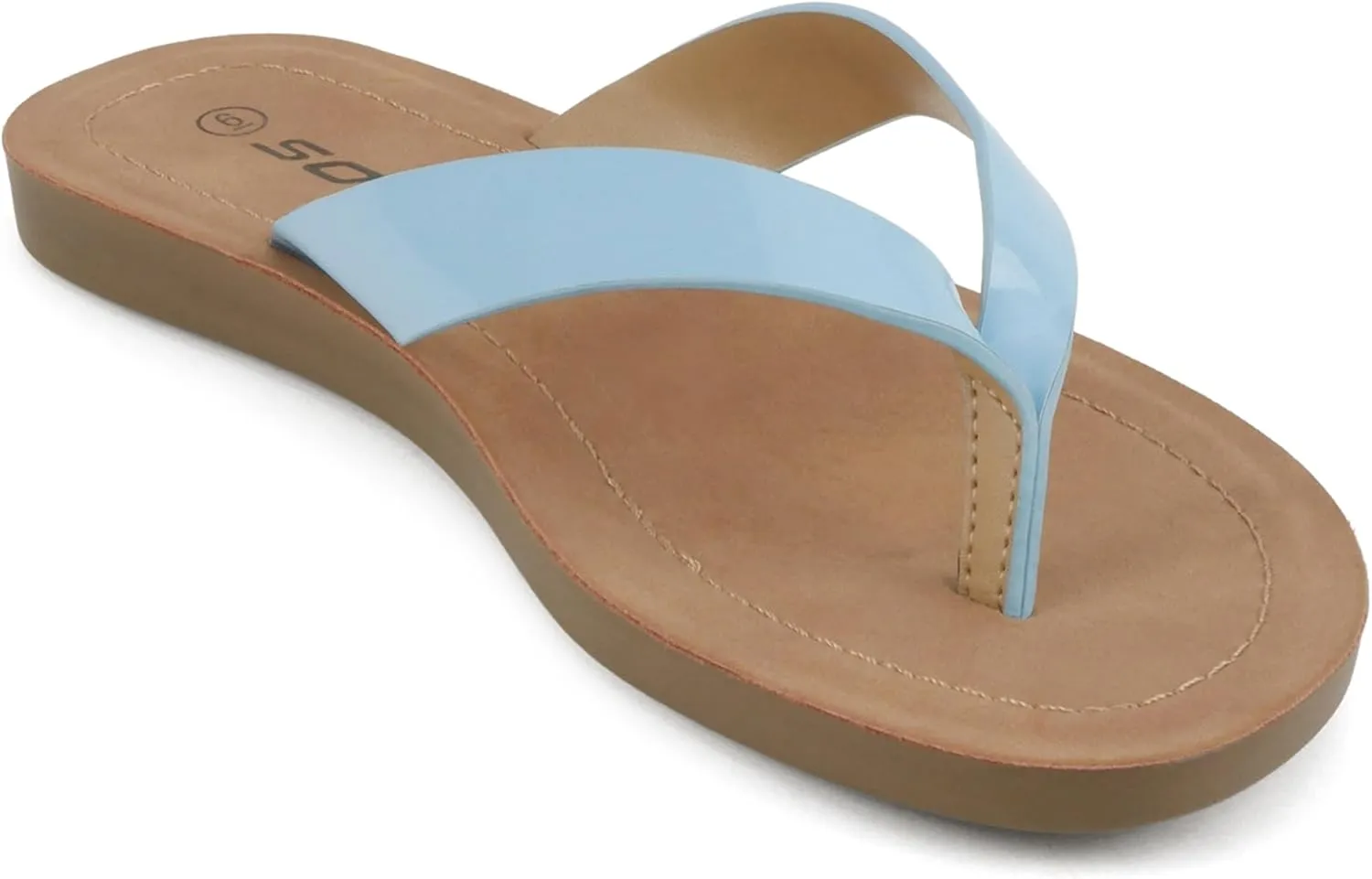 Soda Shoes Women Flip Flops Basic Plain Slippers Thongs Sandals Strap Casual Beach Ella-S