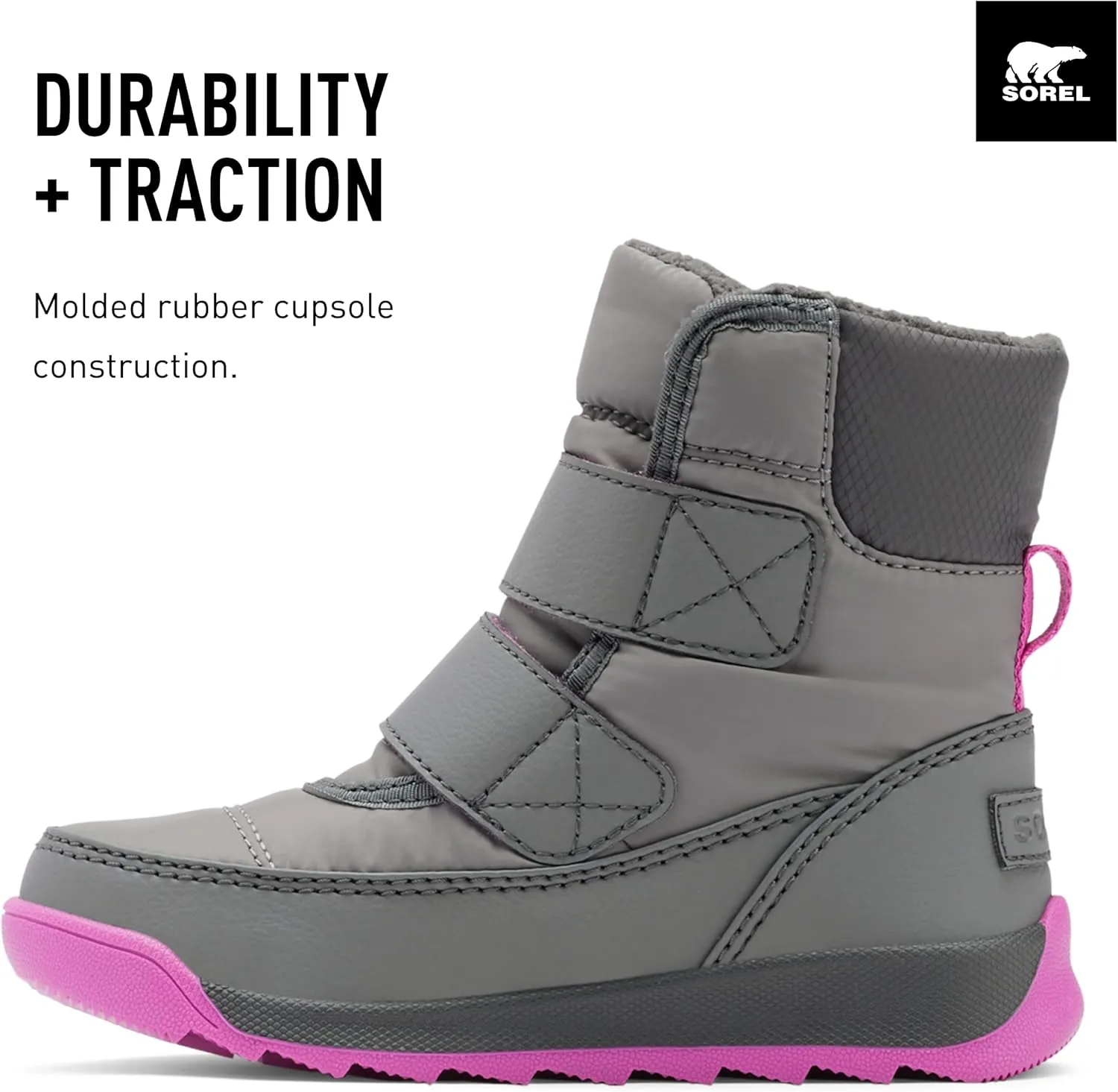 Sorel Unisex-Child Whitney II Strap Waterproof Snow Boot