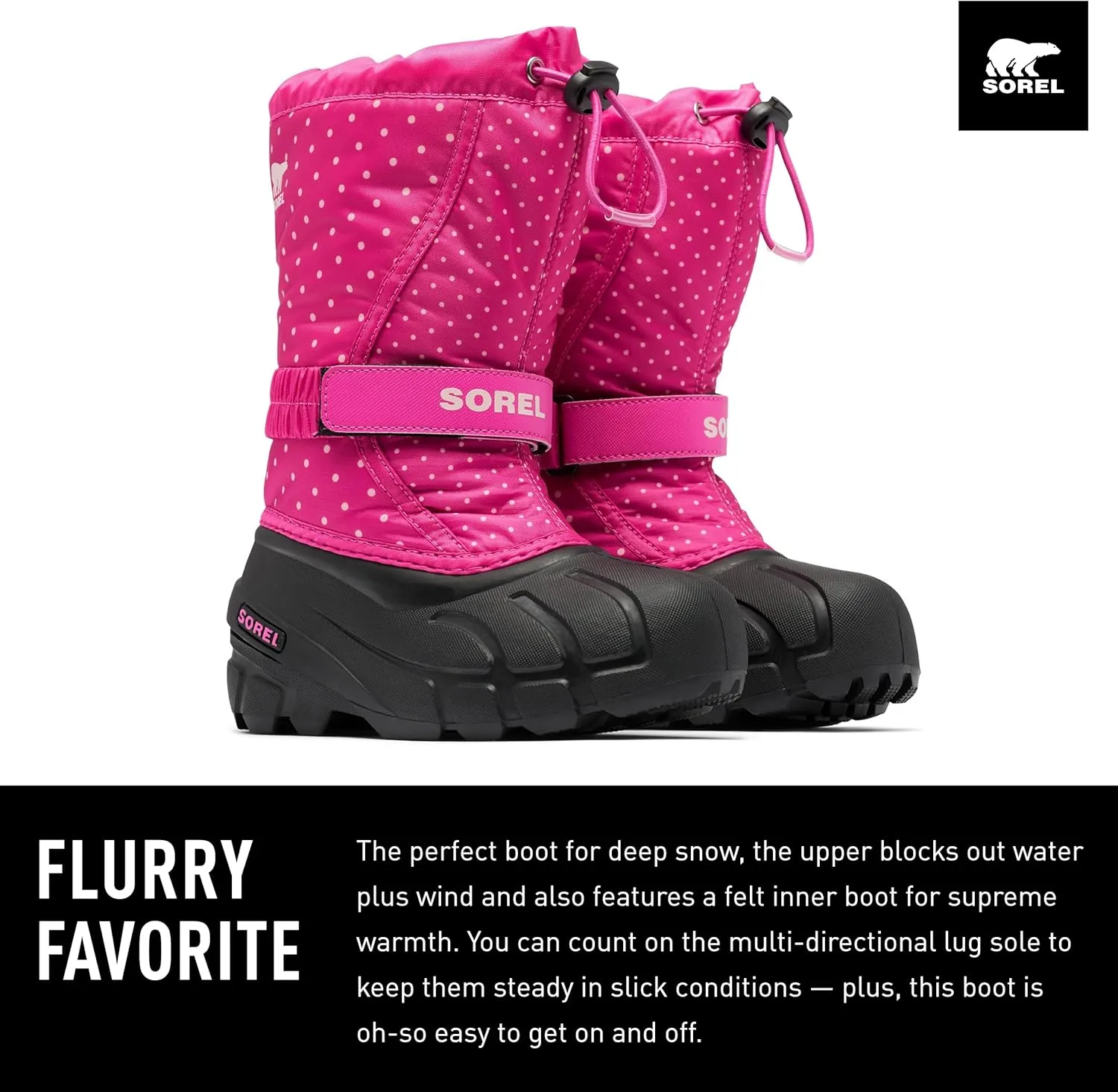 Sorel Youth Flurry Print Boots