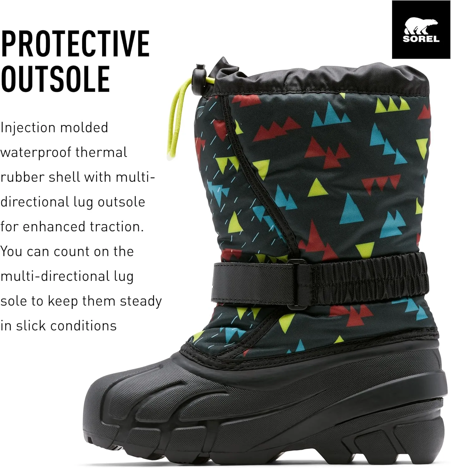 Sorel Youth Flurry Print Boots