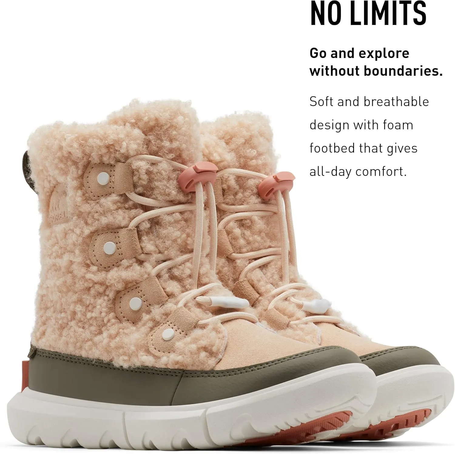 Sorel Youth Unisex Youth Explorer Cozy Boots