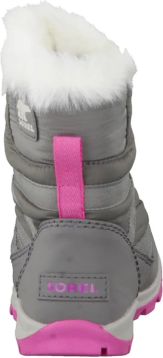 SOREL - Youth Whitney Short Lace Waterproof Snow Boots for Winter with Faux Fur Cuff