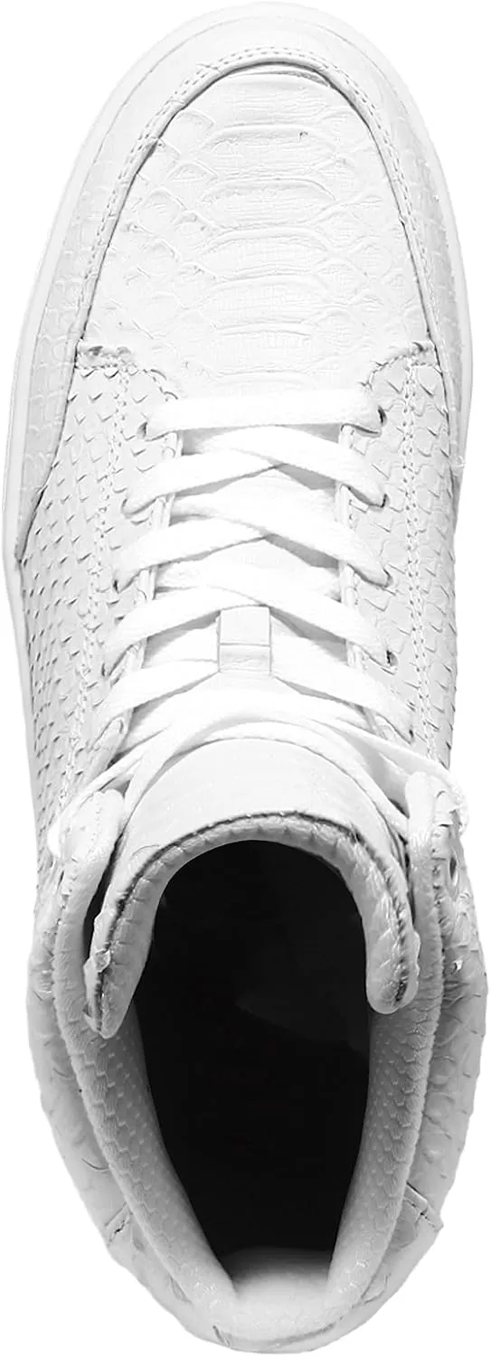 Soulsfeng Unisex Basketball Shoes Leather High Top Sneakers Comfortable Walking Skate Shoes