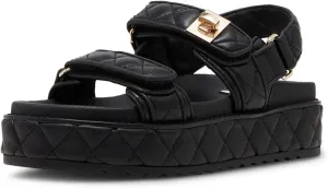 SOVANYOU Raffia Platform Wedge Sandals for Women Comfortable Summer Beach Sandals Open Toe Slingback Platform Sandals with Adjustable Double Buckle