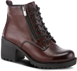 Spring Step Yaritza Boots Red 39 Euro (Women US 8.