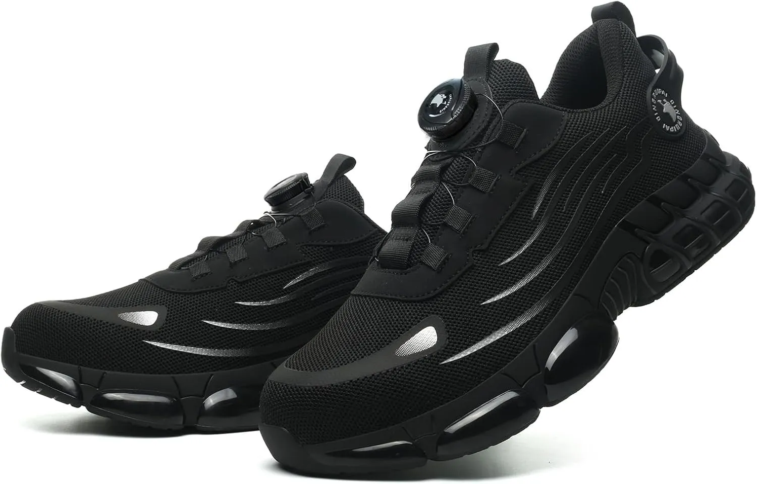 Steel Toe Shoes for Men Women Safety Work Shoes Air Cushion Construction Industrial Shoes Safety Shoes Lightweight Steel Toe Sneakers for Men