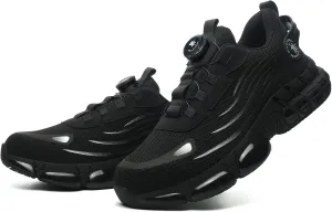 Steel Toe Shoes for Men Women Safety Work Shoes Air Cushion Construction Industrial Shoes Safety Shoes Lightweight Steel Toe Sneakers for Men