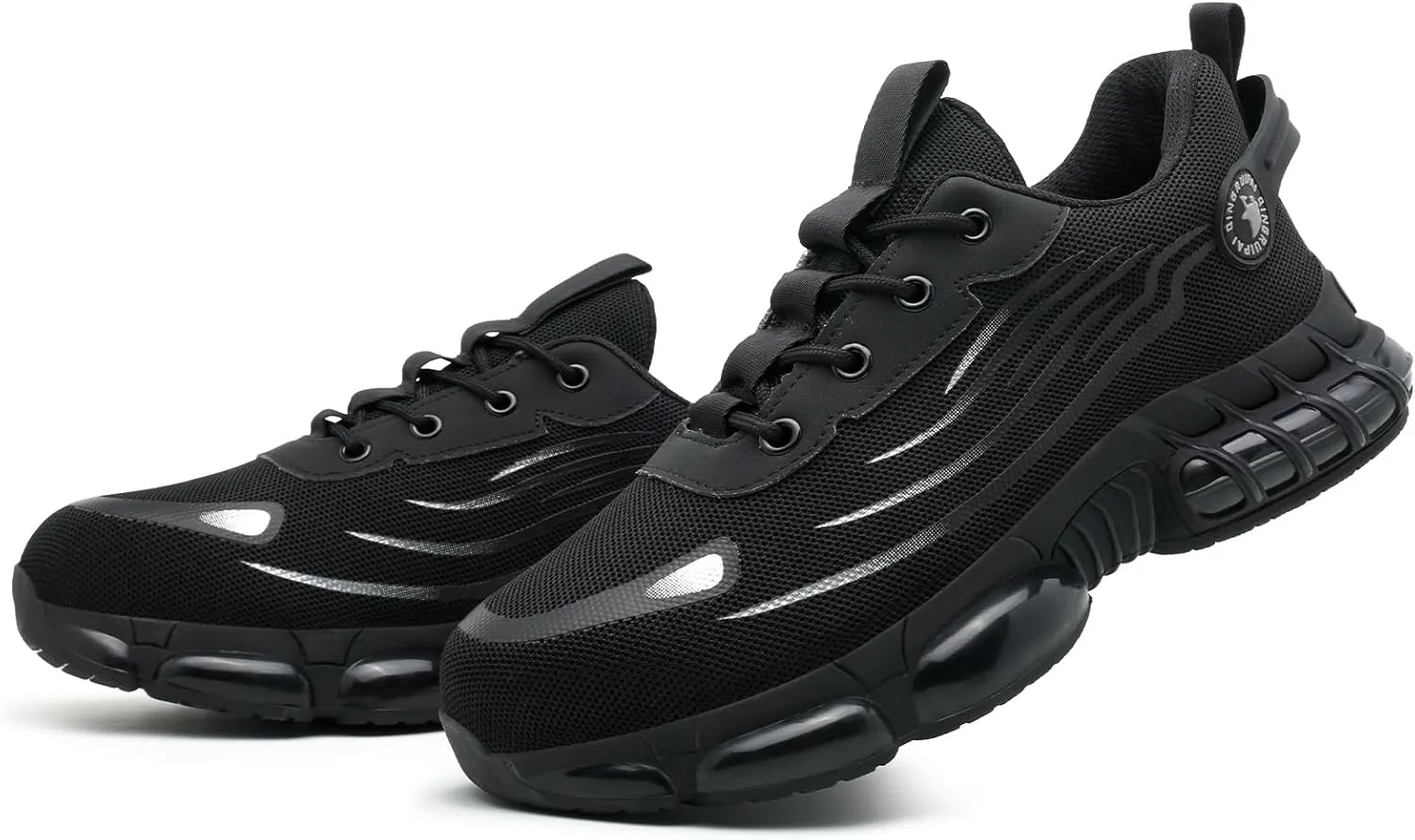 Steel Toe Shoes for Men Women,Work Shoes with Air Cushion,Prestivos Shoes Safety Shoes,Lightweight Steel Toe Sneakers for Men