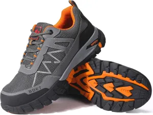 Steel Toe Sneakers Comfortable Safety Shoes for Men Steel Toe Shoes for Women Slip On Construction Work Shoes