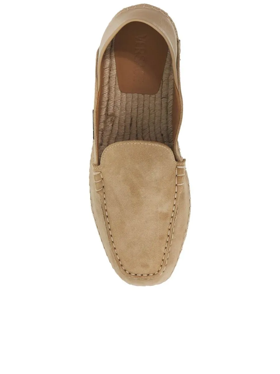 Suede Moccasinstyle Espadrilles