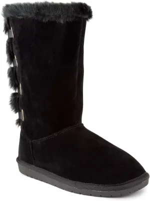 Sugar Womens Panthea Microsuede Faux Fur Winter & Snow Boots