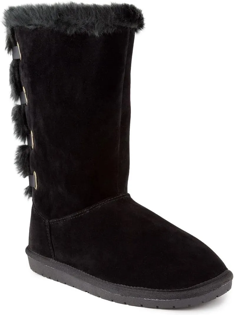 Sugar Womens Panthea Microsuede Faux Fur Winter & Snow Boots