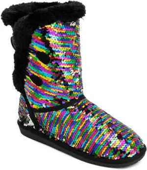 Sugar Women's Slip On Winter Boots Warm Winter Booties