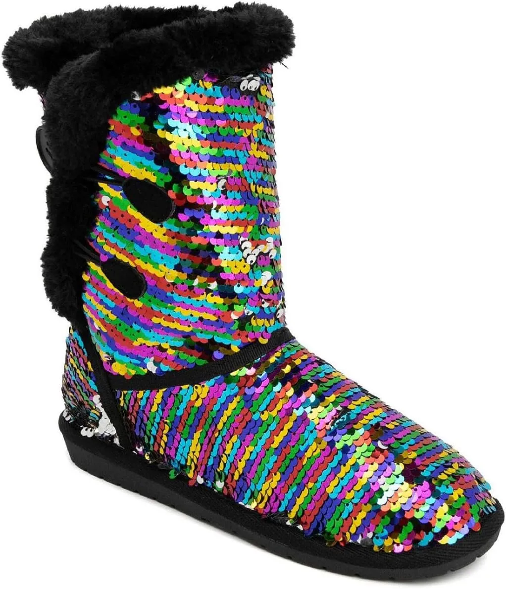 Sugar Women's Slip On Winter Boots Warm Winter Booties