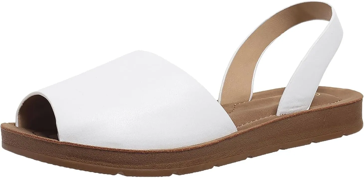 Summer European And Southeast Asian Women's Thick Soled Flat Sandals For Big Sizes Bling Sandals for Women Size 12