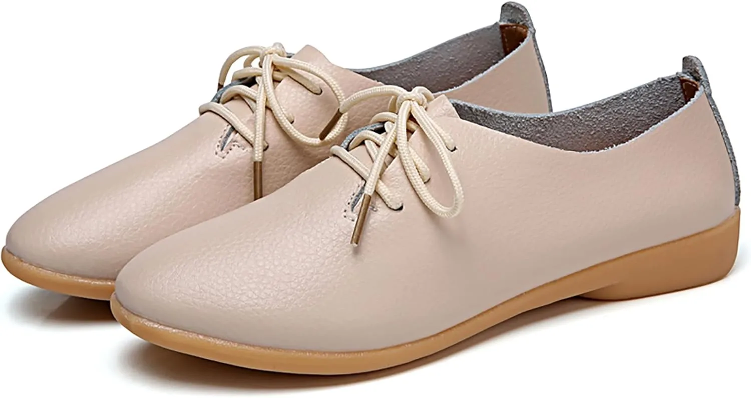 Sunporx Women's Comfortable Loafers Driving Moccasins Shoe Slip on Pointed Toe Flats Casual Comfortable Office Work Business Shoes Breathable Walking
