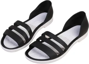 SweatyRocks Women's Casual Open Toe Sandals Strappy Warp Outdoor Slides Slippers