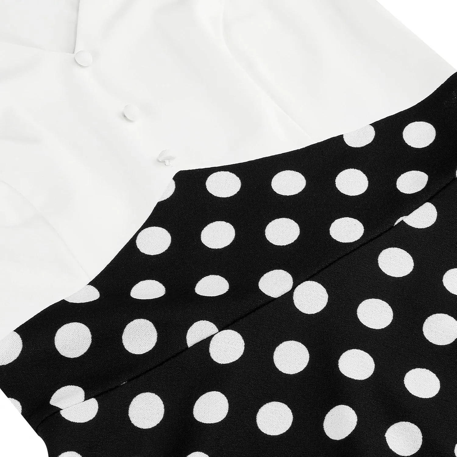 Tea Party Dress for Women 1950S 1960S Vintage Short Prom Summer Polka Dot Cocktail Swing Retro 50'S Style Dresses