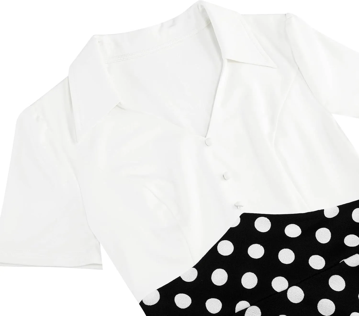 Tea Party Dress for Women 1950S 1960S Vintage Short Prom Summer Polka Dot Cocktail Swing Retro 50'S Style Dresses