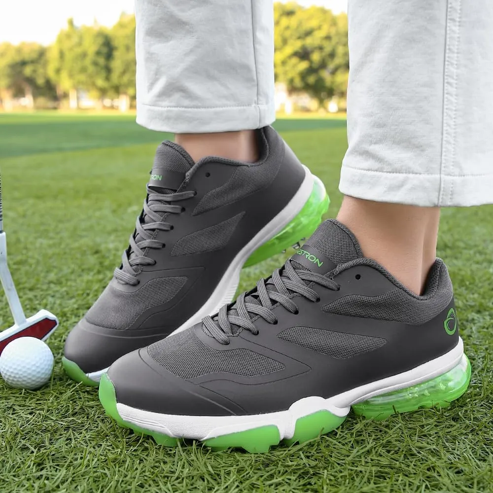 THESTRON New Men Golf Shoes 8 Spikes Professional Outdoor Golf Sport Sneaker for Men