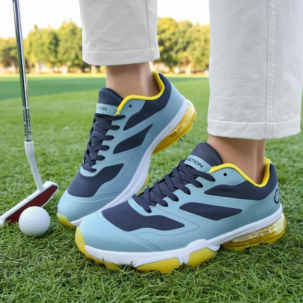 THESTRON New Men Golf Shoes 8 Spikes Professional Outdoor Golf Sport Sneaker for Men