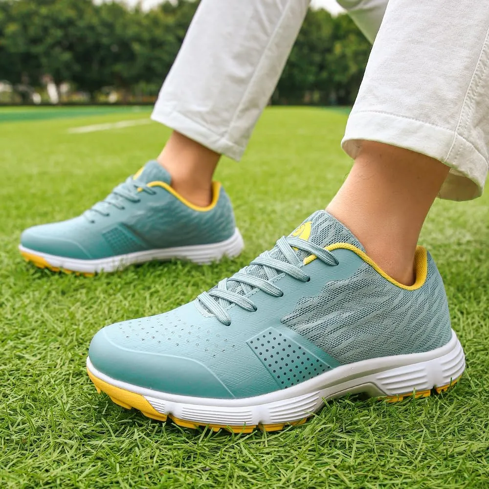 THESTRON Professional Golf Shoes for Men 7 Spikes Non-Slip Outdoor Golf Sport Training Sneakers Mens Comfortable Sport Shoes for Golfing Size 7-15
