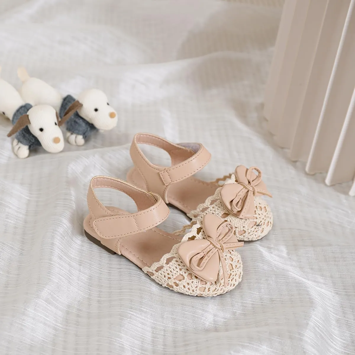 Toddler Girls Sandals Closed Toe Dress Flat Shoes Summer Sandals for Baby Little Kids Girl