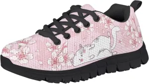 Toddler Kid's Cute Lightweight Running Athletic Shoes Non Slip Casual Walking Shoe Lace-Up Low Top Sneakers Outdoor