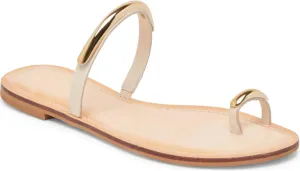 Toe Ring Thong Sandals for Women Open Toe Slide Flat Sandals Casual Summer Dressy Beach Sandals