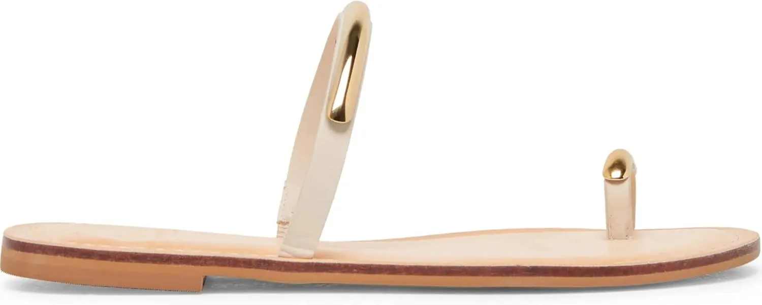 Toe Ring Thong Sandals for Women Open Toe Slide Flat Sandals Casual Summer Dressy Beach Sandals