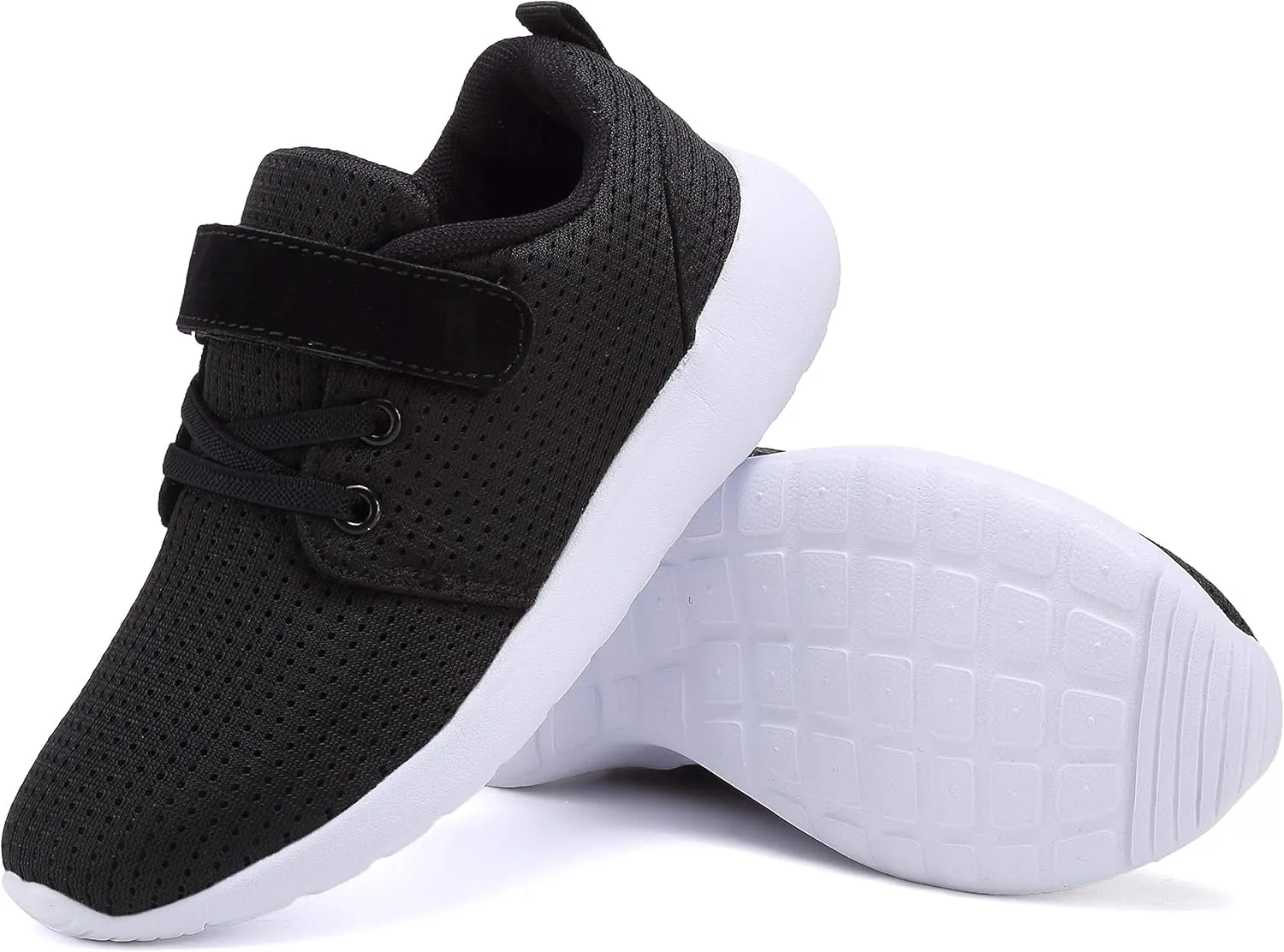 TOEDNNQI Boys Girls Sneakers Kids Lightweight Breathable Strap Athletic Running Shoes for Toddler/Little Kid/Big Kid