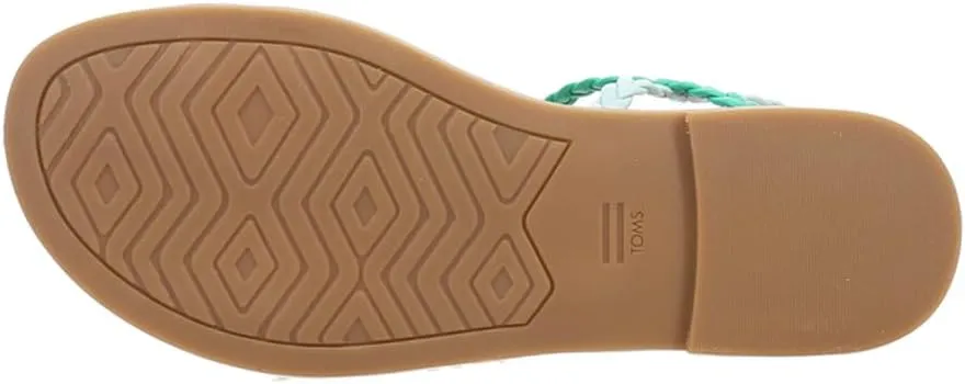 TOMS Womens Kira Braided Flat Casual Sandals Casual - Multi