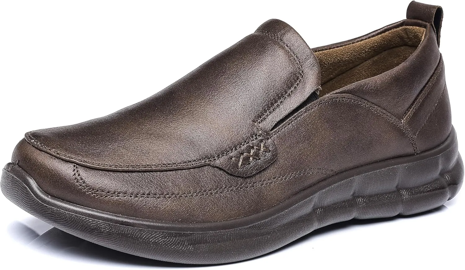 Trsorini Mens Slip-on Casual Loafers Shoes Classic Bussiness Lightweight Soft Shoes Office Comfortable for Male