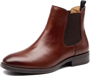 U-lite Womens Fall Winter Comfortable Stylish Leather Chelsea Ankle Boots Women Booties