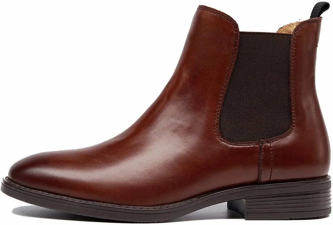 U-lite Womens Fall Winter Comfortable Stylish Leather Chelsea Ankle Boots Women Booties