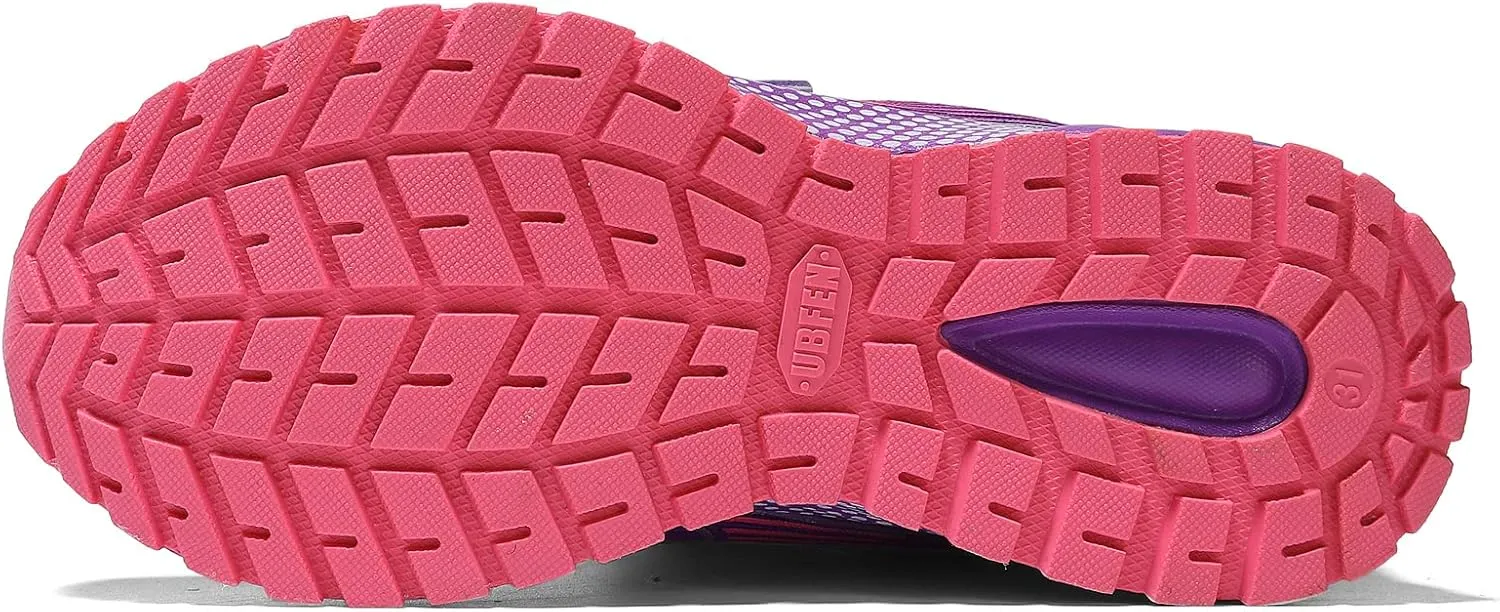 UBFEN Kids Sneakers Boys Girls Tennis Shoes for Running Athletic Walking Gym Sports Lightweight Breathable